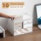 Desk Organizer with 3 Drawer, Multi-Functional Pencil Pen Holder for Desk, Desk Organizers and Accessories with 4 Compartments, Desktop Organizer Storage for Office Home Art Supplies (White)